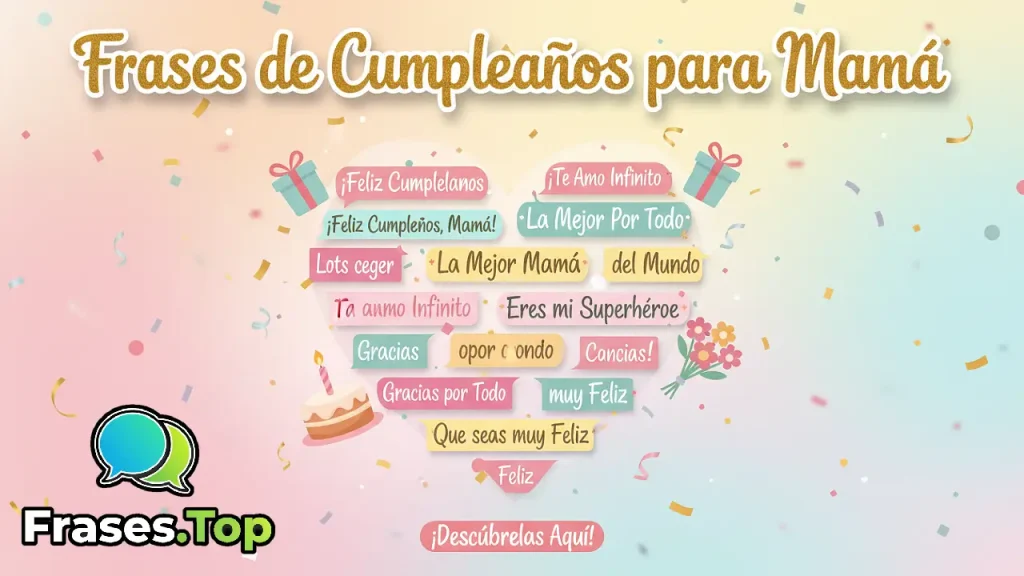 Frases de Cumpleaños para Mamá