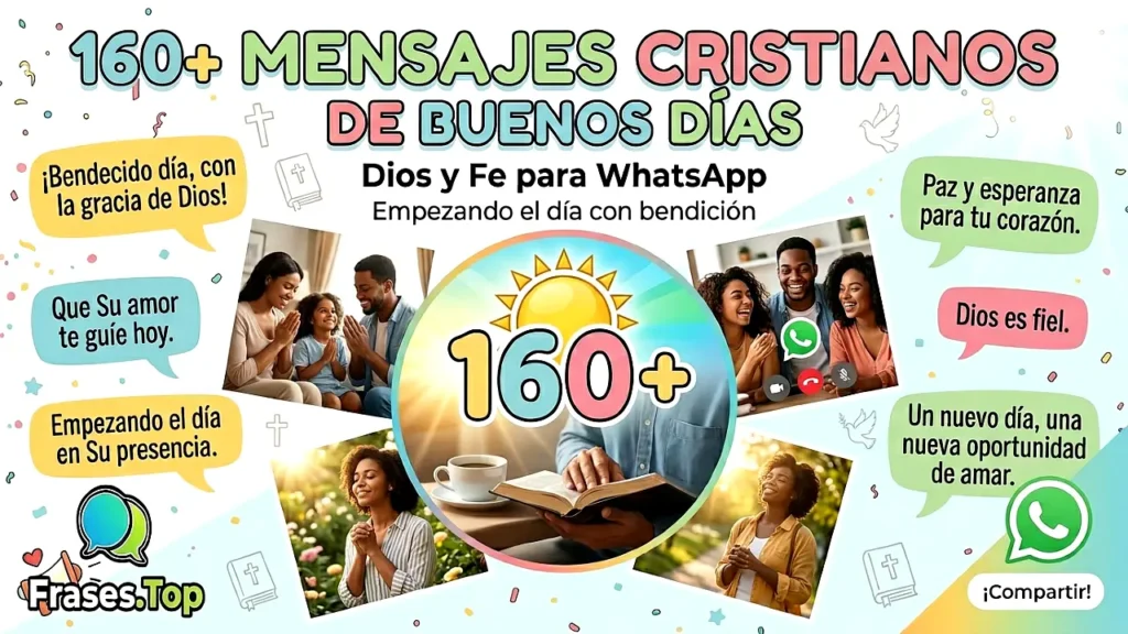 160+ Mensajes de Buenos Días Cristianos: Dios y Fe para WhatsApp