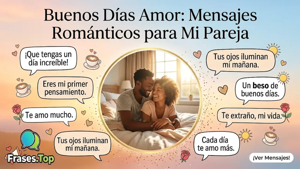 Buenos Días Amor: Mensajes Románticos para mi Pareja