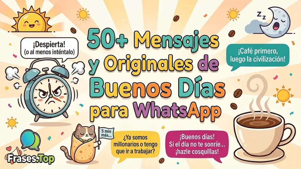 Buenos Días Graciosos y Divertidos para WhatsApp