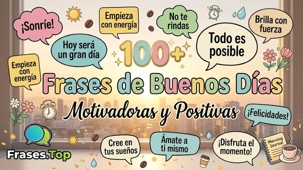 Frases de Buenos Días Motivadoras y Positivas